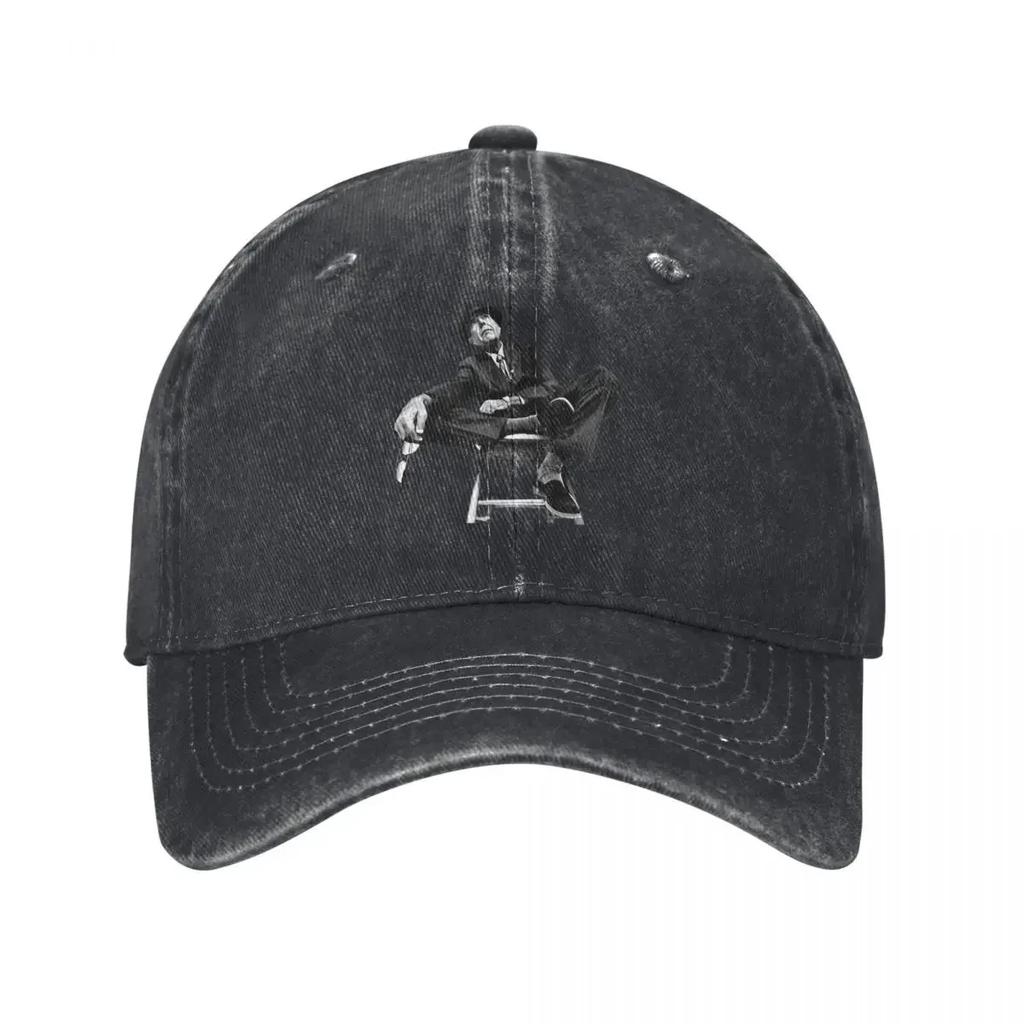 Palalula Leonard Cohen Tribute Monochrome Print demin Trucker Hat Lightweight Hats Woman Baseball Cap Men