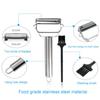 Stainless Steel Multifunction Peeler, Fruit & Vegetable Grater, Julienne Slicer for Potato, Carrot, Cucumber, Kitchen Tool