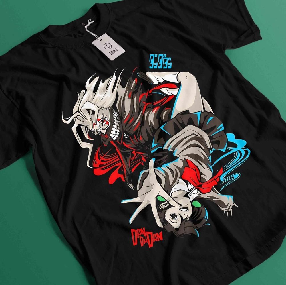 

Футболка Dan Da Dan Футболка Окарун Футболка Момо Аясэ Футболка Кен Футболка Турбо Джин Айра Сэйко 4XL