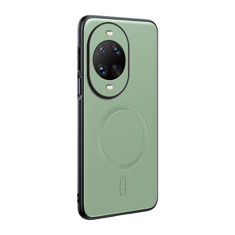 For Huawei P60 Case Magnetic Leather Shield Cover For Huawei P60 High Quality Anti-Fingerprint Non-Slip PC+TPU