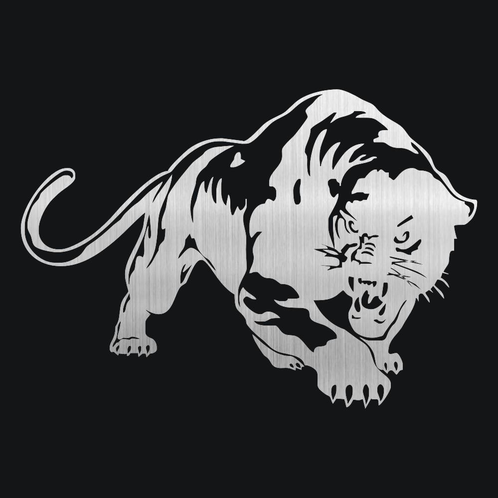 

Наклейка на автомобиль с охотничьим тигром, наклейка на капот автомобиля, наклейка на окно автомобиля, наклейка на кузов автомобиля, декор автомобиля серебряный