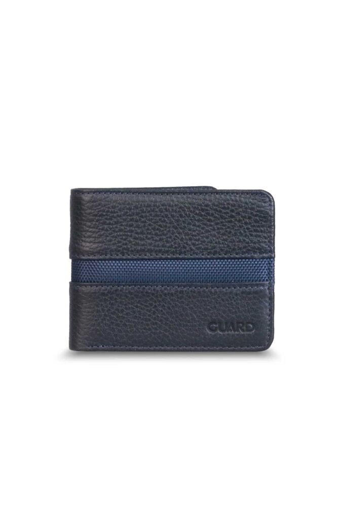 

Guard Navy Blue Sport Striped Leather Men s Wallet