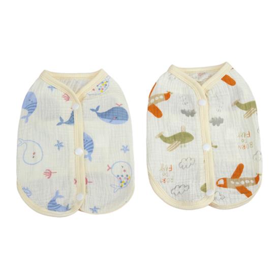 Haustier Ärmelloses Shirt Frühling Sommer Cartoon Wal Flugzeug Druck Haustier Tanktop Kleine Hunde Katzen Atmungsaktive Baumwollkleidung Kostüm Outfit Bekleidung