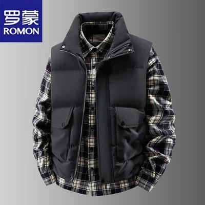 Men's Stand Collar Padded Vest