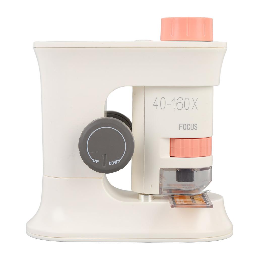 Kids Microscope 40-160X Intelligent Magnetic Induction Portable Handheld Microscope with Light