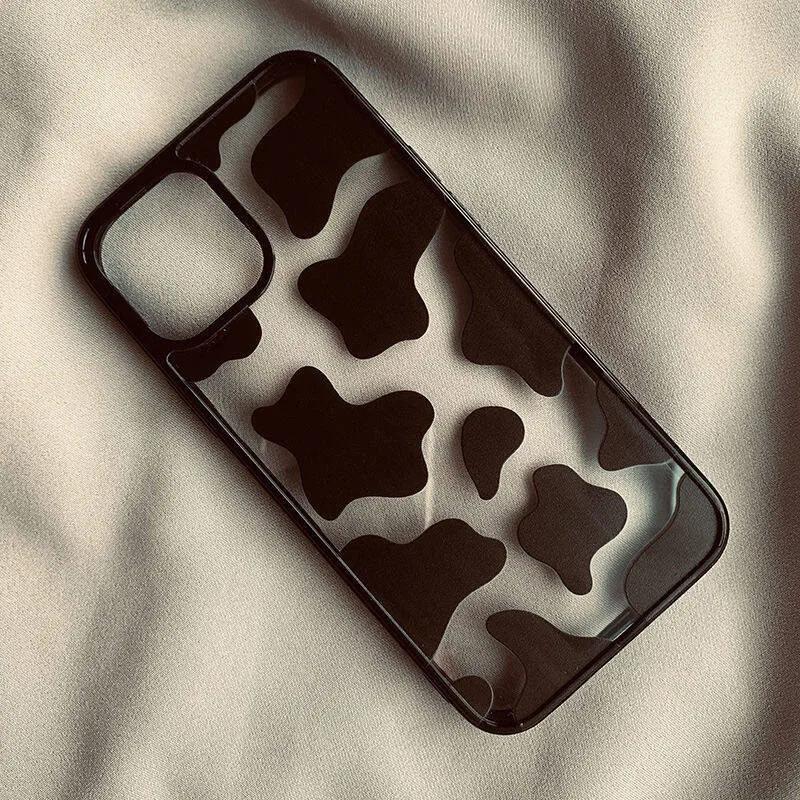 

Милий чохол для телефону з принтом корови для iPhone 16 15 14 13 12 11 Pro Max Plus Mini X XS XR 8 7 Plus SE 2020 Ударостійкий Coque Fundas Чохол iPhone 11Pro