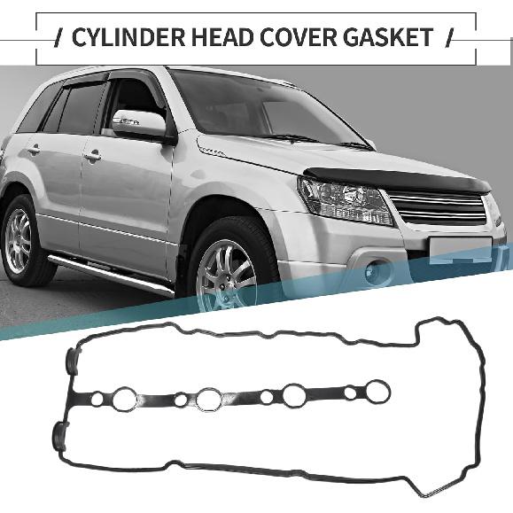 Motoforti Valve Cover Gasket, Cylinder Head Valve Seal Gasket, for Suzuki SX4 RW420 GYA51S 2.0L 4 Cyl, MP, J20B, 16V, VVT, DOHC, Rubber,