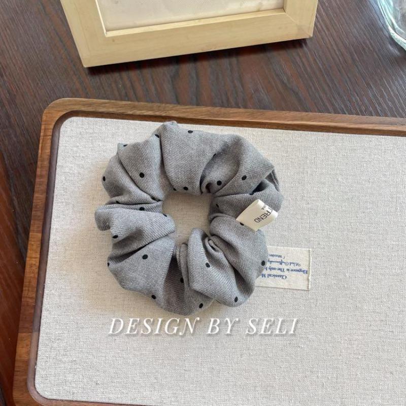 Scrunchie Multi Styles Floral Plaid Soft Fabric Minimalist Versatile Women Hair Tie Hair Accessories