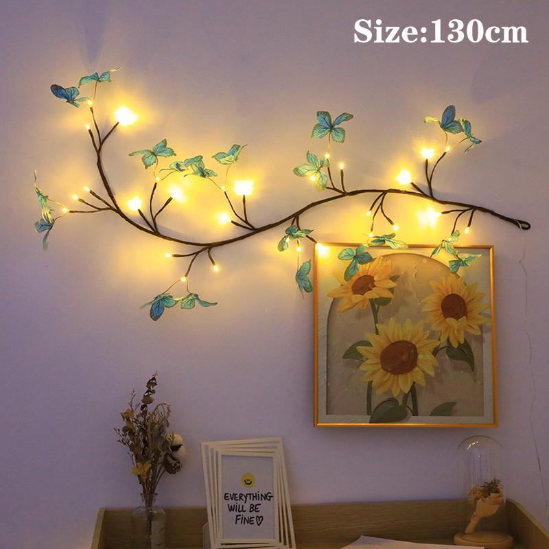  LED Tree Branch Lights Realistic Twigs Wall Ornament for Children Bedroom Living Room Celebration Decor