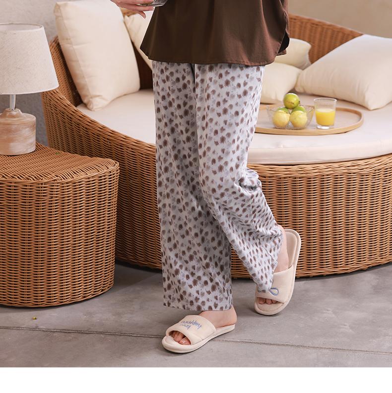 Xuanliang 26 New Women's Summer Sleepwear, Thin Modal Cotton Short Sleeved Pants, Cool Feeling, Can Be Worn As Outerwear Home Suit Set