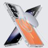 For Magsafe Wireless Charge Phone Case for Samsung Galaxy S26 Plus S25 FE S24 S23 S22 S26 Ultra Magnetic Acrylic Clear Cover