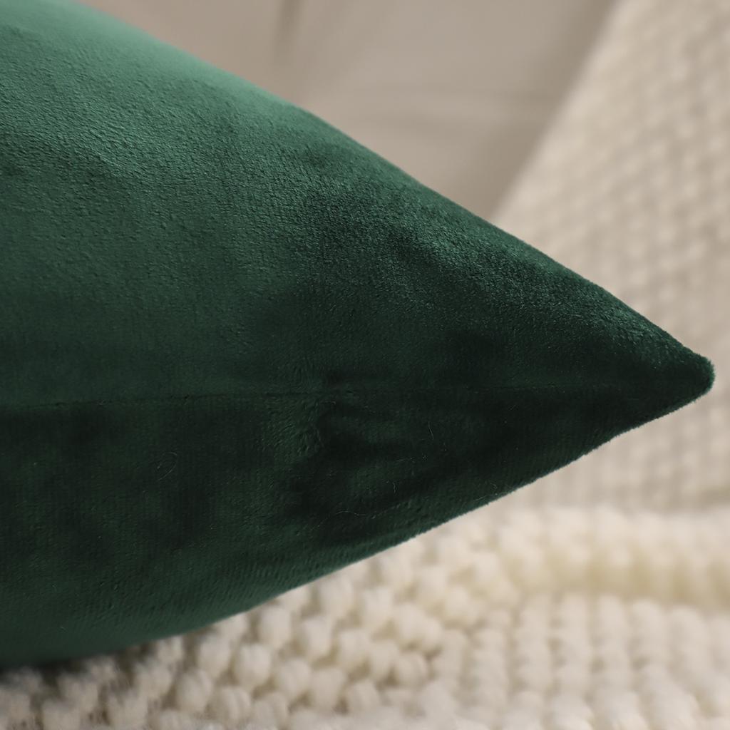1 Pc Christmas Tree Throw Pillow Cover Velvet Embroidery Snowman Christmas Decoration Living Room