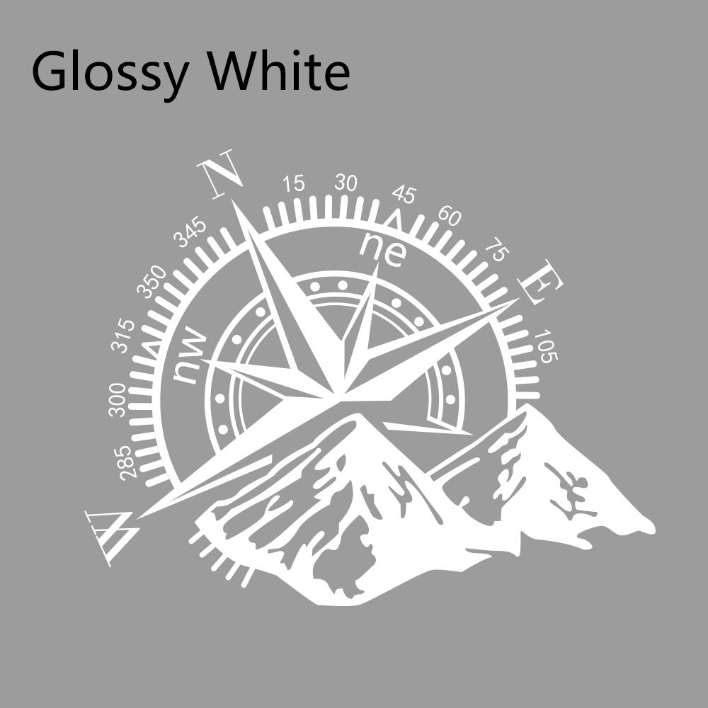 2Pcs Car Door Side Stickers Vinyl Film Auto Decoration Compass Decal Waterproof SUV Styling Automobiles Car Tuning Accessories