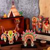 4 Pcs Native American Heritage Month Decorations Table Centerpiece Wooden Sign Table Topper National American Indian History And