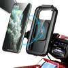 Motorcycle Waterproof Mobile Phone Case Holder with Wireless Charger Adjustable