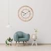 Hometime Shabby Chic Round Wall Clock Cut Out Dial 60cm