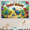 1pc, Dinosaur Cake Theme Boy's Birthday Party Banner - Decor For Enhanced Party Atmosphere, Party Supplies Birthday Supplies
