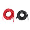 4AWG 20ft Power Cable with Line Tail Heat Shrink Tube Black Red Flexible Power Ground Wire Kit for Car Radio Speaker