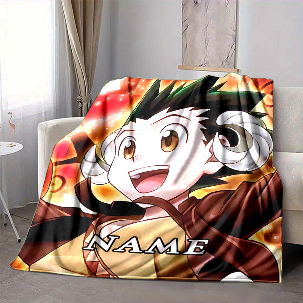 Custom 1pc Adventure Hunter World Blanket, Soft And Comfortable Blanket, Casual Warm, Camping Travel Blanket, Birthday Gift Q912134