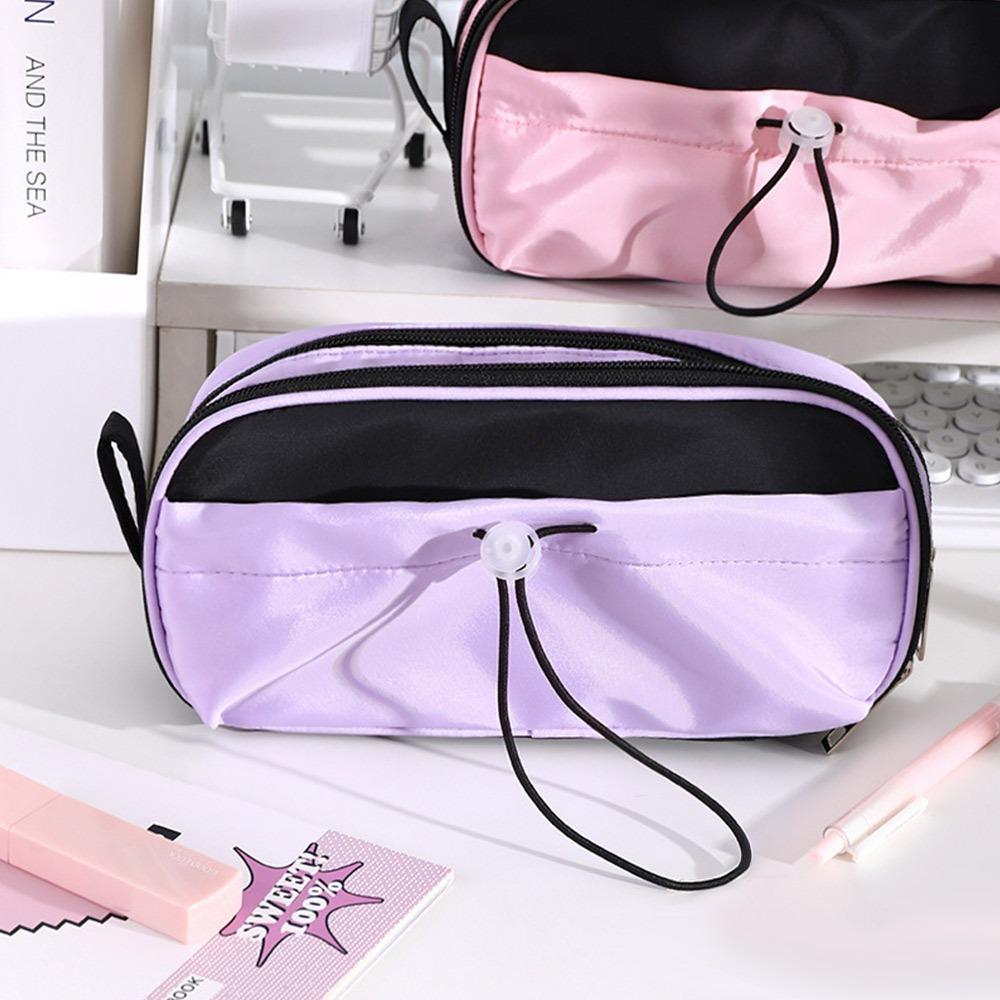 Large Capacity Pencil Pouch Portable Pen Bag New Stationery Organizer  School Supplies