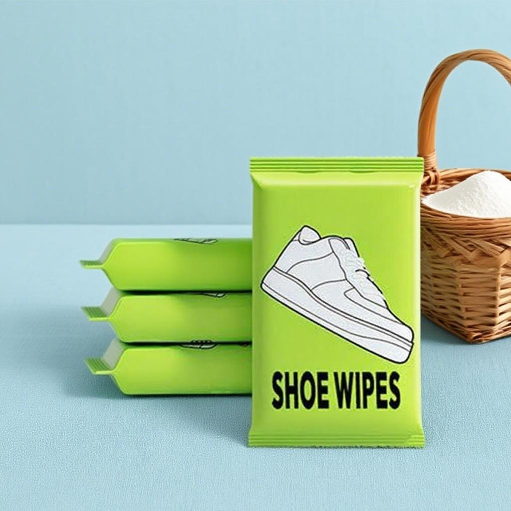 3 Bag Disposable Shoe Wipes Portable Shoe Cleaners Travel Sneaker Wet Wipes Quick Cleaning White Shoes Artifact Polishing