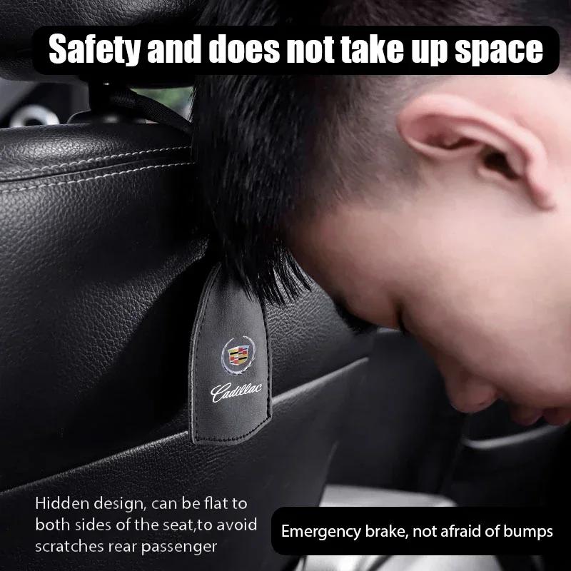 1 Piece Car Seat Back Hook Storage Hanger Accessories for Cadillac ATS BLS CT5 CT6 CTS ESCALADE EXT SLR SLS STS XT4 XT5 XT6 XTS Bt3