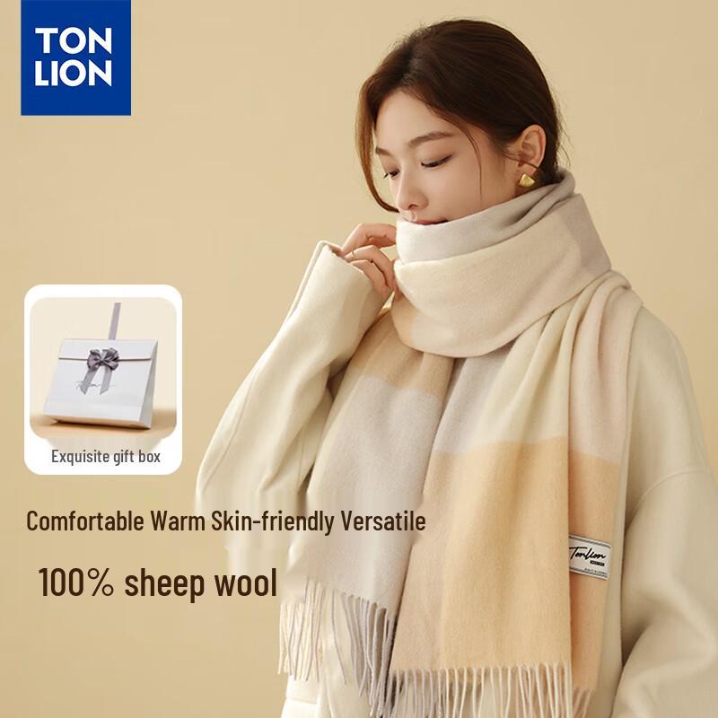Tangshi Women's Winter Wool Scarf & Shawl
