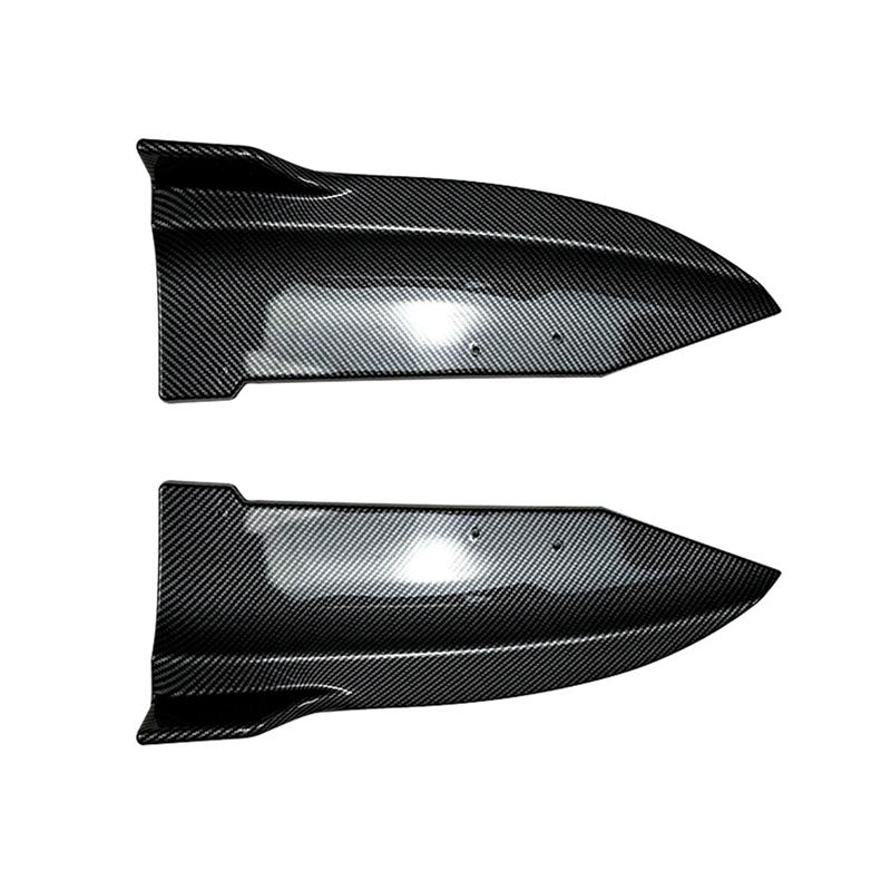 For BMW X6 G06 M Sport - Rear Bumper Canards Spoiler Splitter Diffuser Protector Cover Spare Parts Accessories Parts ABS Carbon Fiber
