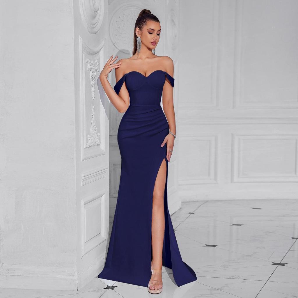 Women's Elegant Slimming High-Slit Evening Dress