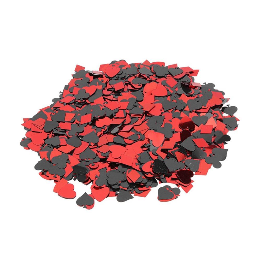 60g Black Red Color Sequins 60g Weight Party Decorations Party Decorations Confetti Club Party