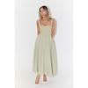 Women's Summer Simple Sexy Solid Colour Straps Slim Midi Dresses