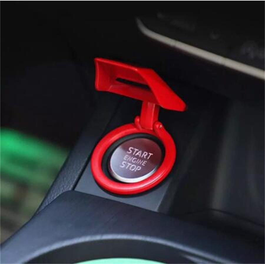 Universal Car Engine Start Stop Push Button Switch Decor Cover Car Accessories