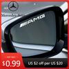 Autó matrica 2 db Autó visszapillantó tükör ablakmosó matrica Dekoráció Mercedes benz AMG A B C E S G osztályhoz SL CLA CLS W212 W2