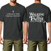Men Crew Neck Short Sleeve Cotton Casual T Shirt with Walking by Tripping Constantly Printed Graphic for Everyday Wear