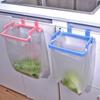 Portable Garbage Bag Support Frame Cabinet Door Back Type Rounded Corner Anti-collision Supportable Bracket Organzier Tools