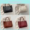 Fashionable Pu Leather Shoulder Tote Bag For Women 2024 New Trendy Handbag Chic Style
