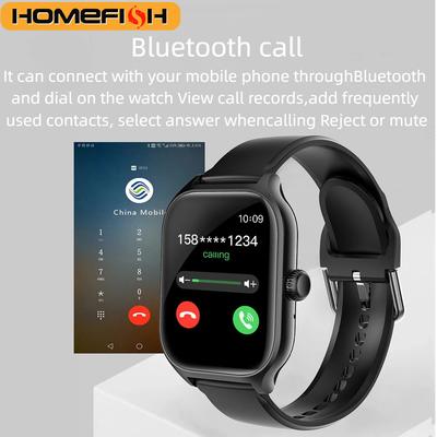 HOMEFISH H9 Smart Watch Bluetooth Call Remote Photography Sleep Monitoring Multiple Sports Modes Heart Rate Blood