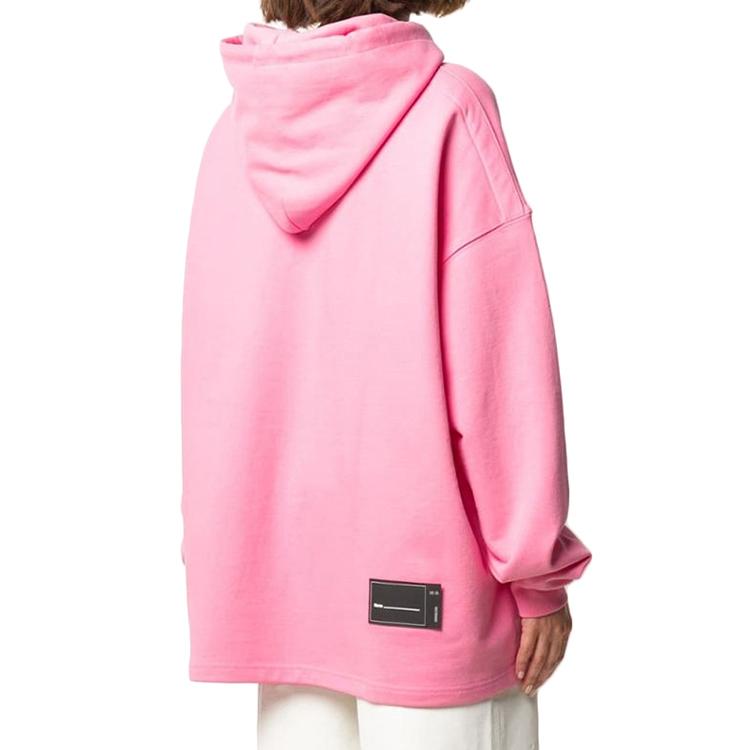 We11done Logo Print Pullover Sweatshirt Unisex sweatshirt Pink WD-TP5-19-500-PK