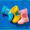 Stivali da Pioggia Impermeabili per Bambino, Stivali d'Acqua Antiscivolo per Bambina, Scarpe da Acqua