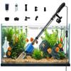 Lives Electric Aquarium Vacuum Gravel Cleaner, 32W 6 In 1 Multifunction Automatic Fish Tank Gravel Cleaner Vacuum