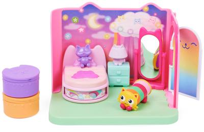Gabby's Dollhouse Sweet Dreams Bedroom with Pillow, Cat Figure, 3 Accessories, 3 Furniture, 2 Shipping Items, 1 Child's Toy