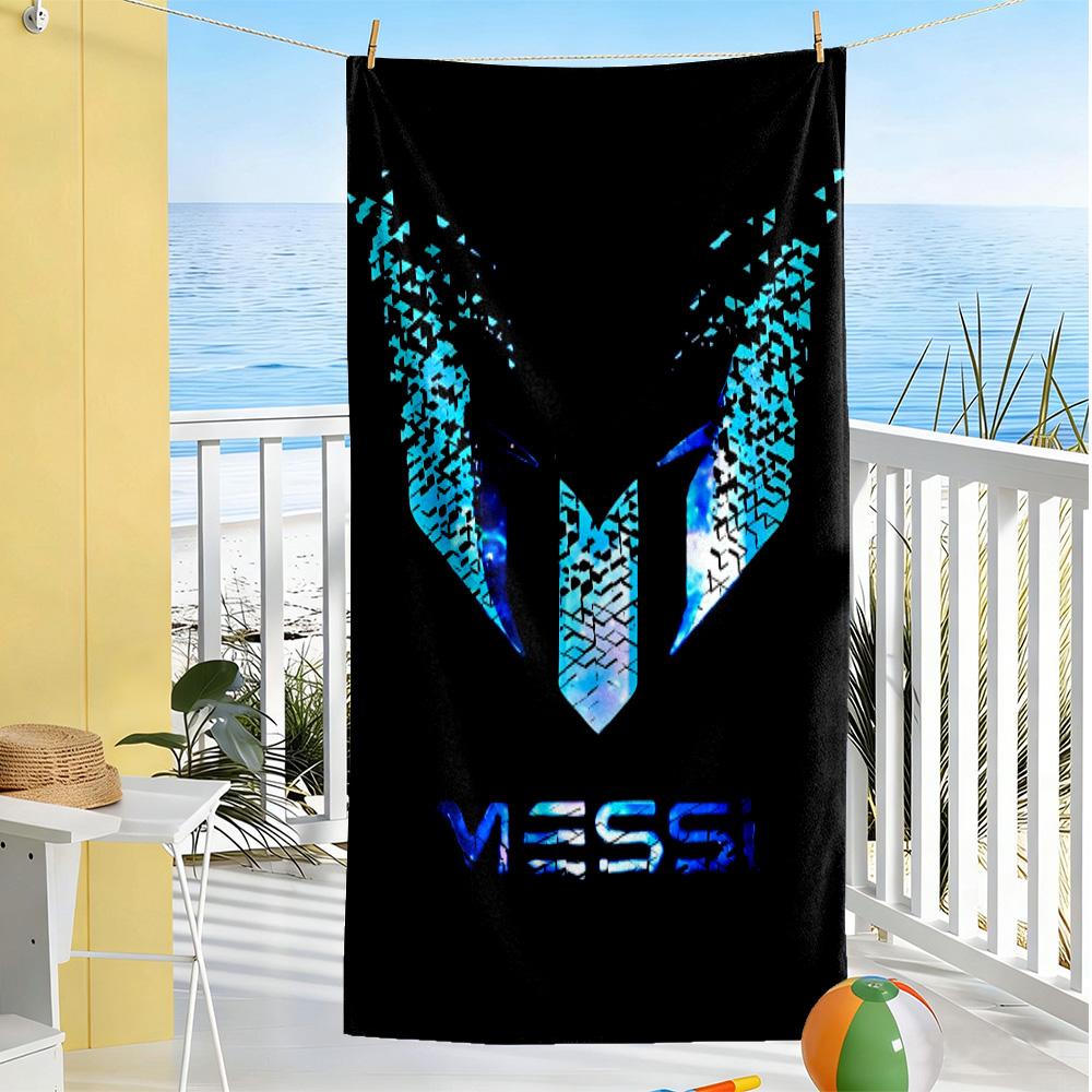 Messi's Legacy In Soccer Beach Towel Super Soft Microfiber Quickdry Fabric Comfortable Lightweight