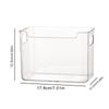 Stackable Clear Refrigerator Organizer Bins Freezer Pantry Food Storage Container for Home Cooks Parents Fruit Vegetable Snacks