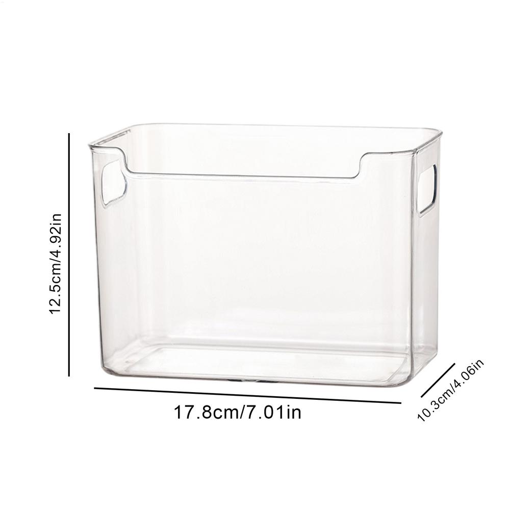 Stackable Clear Refrigerator Organizer Bins Freezer Pantry Food Storage Container for Home Cooks Parents Fruit Vegetable Snacks