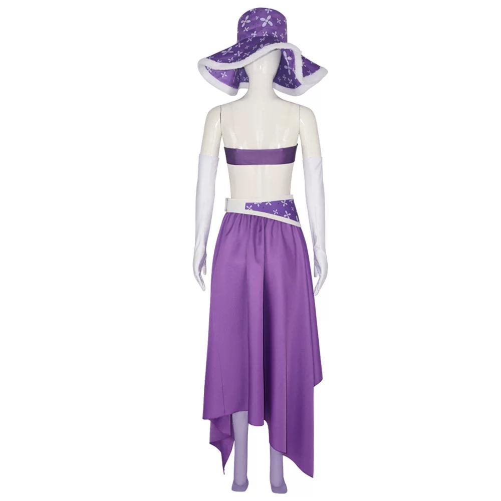 One Piece Nico Robin Cosplay Kostüm, Sekundärer Anime-Charakter Vollständiges Rollenspiel-Outfit