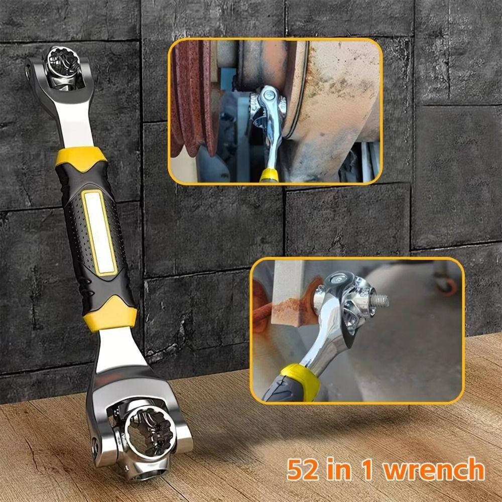 Spline Bolts Sleeve 52-in-1 Socket Wrench 360° Rotating Rotation Socket Home Maintenance