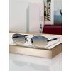 Damskie metalowe owalne okulary przeciwsłoneczne GG1922SA – Stylowa ochrona UV
