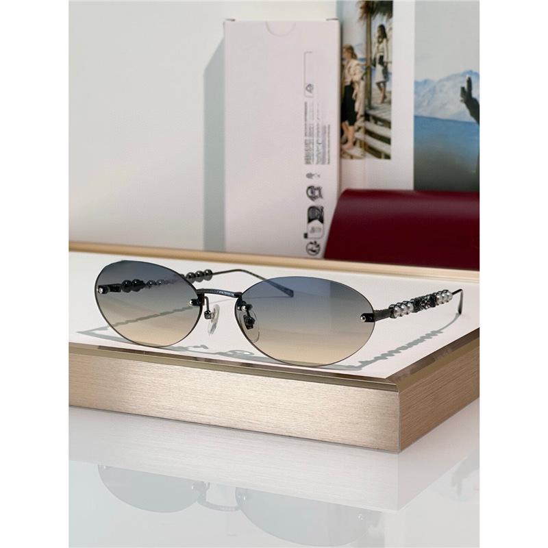 Damskie metalowe owalne okulary przeciwsłoneczne GG1922SA – Stylowa ochrona UV