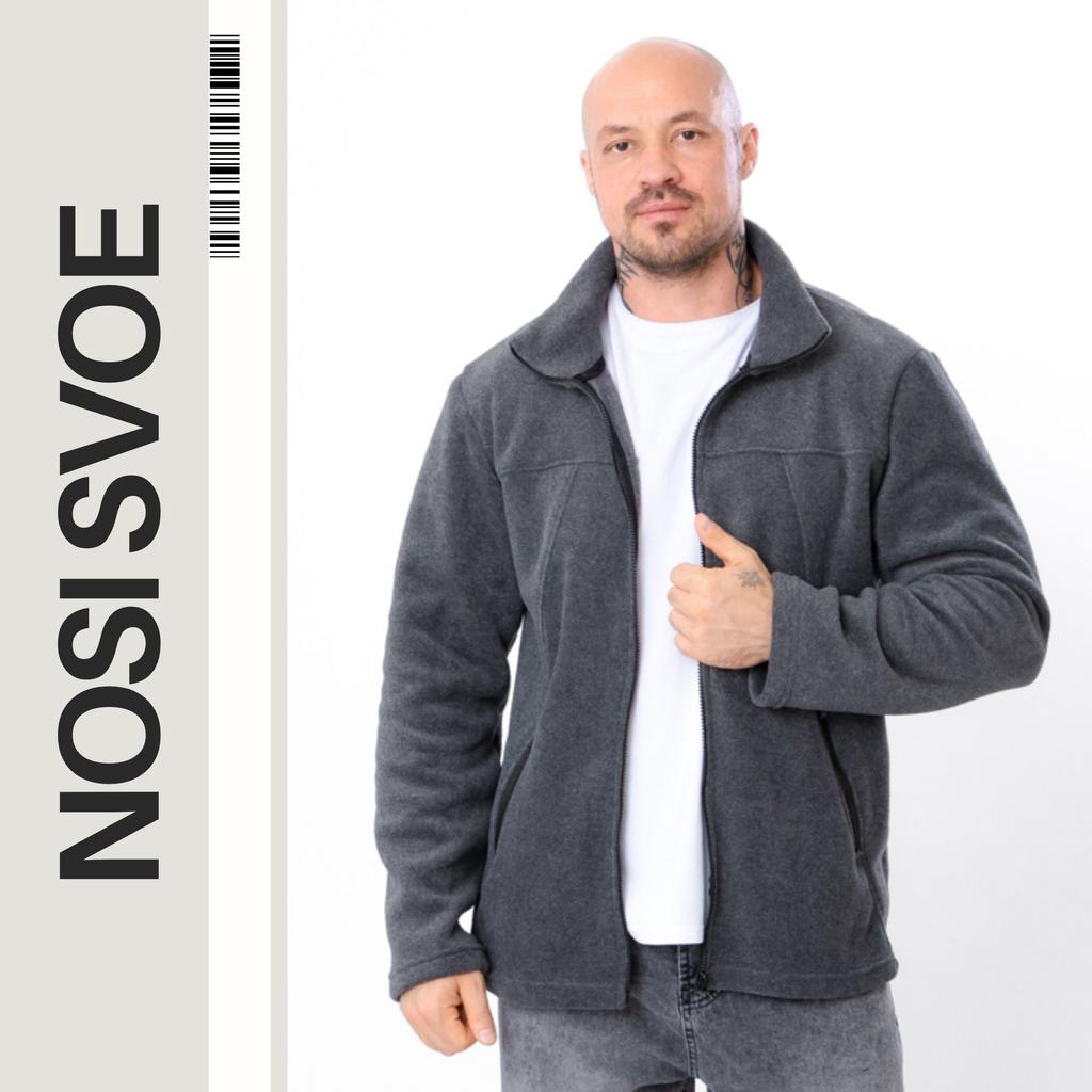 Men’s Urban Zip Hoodie – Functional Fleece Style for Active Days, Winter, 8308-027-1 HC