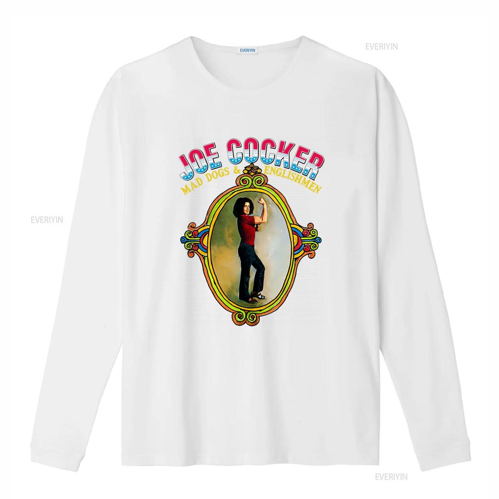 Mad Dogs Englishmen Joe Cocker T Shirt Design Musicale Retrò Stampa di Alta Qualità Vestibilità vintage Lavato Leggermente alla moda Versatile